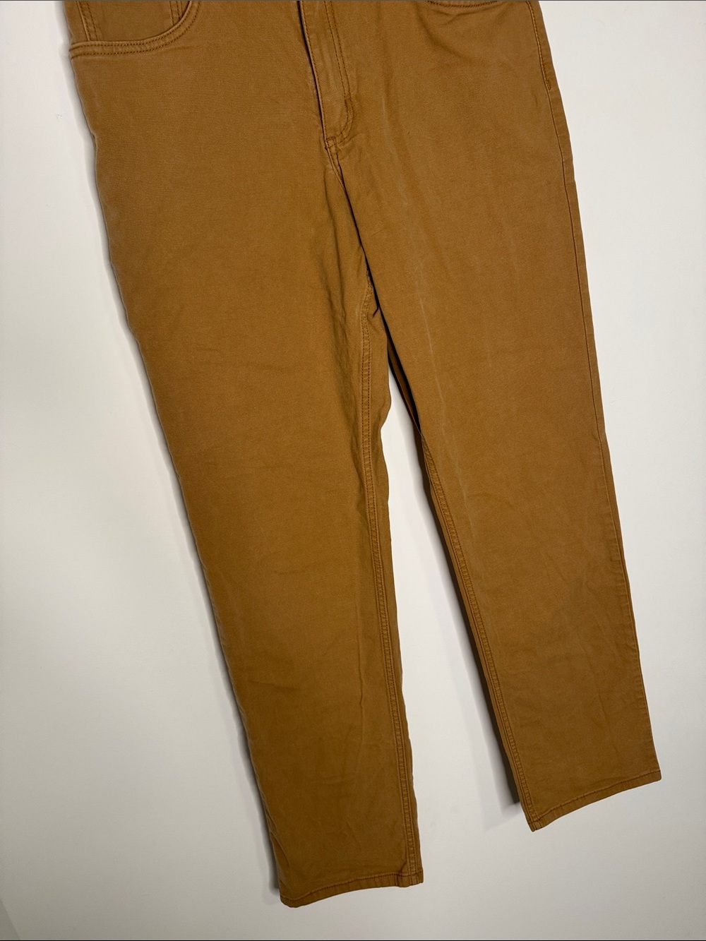 Carhartt Tan Hickory Relaxed Fit Slim Work Pants - Picture 4 of 12